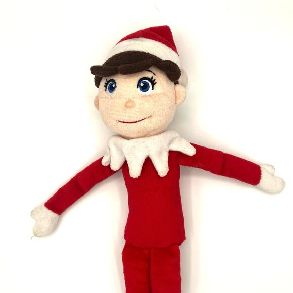 Vintage CCA and B 2005 Elf On The Shelf Boy Plush 14'' Tall Soft Face - Picture 2 of 8